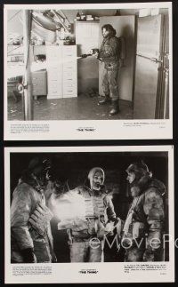 7f493 THING 5 8x10 stills '82 Kurt Russell in John Carpenter sci-fi horror!