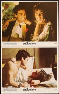 7f038 ENDLESS LOVE 8 8x10 mini LCs '81 close up images of sexy Brooke Shields & Martin Hewitt!