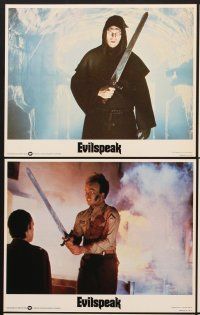 7f041 EVILSPEAK 8 8x10 mini LCs '81 the little kid you used to pick on is a big boy now!