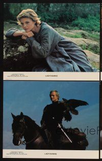 7f495 LADYHAWKE 4 8x10 mini LCs '85 Michelle Pfeiffer, young Matthew Broderick, Rutger Hauer