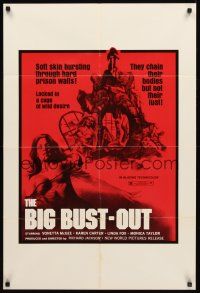 7g097 BIG BUST-OUT '72 Vonetta McGee, locked in a cage of wild desire!