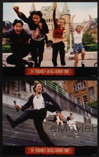 7h968 10 THINGS I HATE ABOUT YOU 4 LCs '99 Julia Stiles, Heath Ledger, modern Taming of the Shrew!