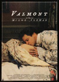 7m113 VALMONT German 33x47 '89 Milos Forman directed, different image of Colin Firth!