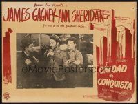 7m642 CITY FOR CONQUEST Mexican LC '40 boxer James Cagney with Elia Kazan & Frank McHugh!