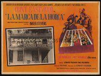 7m675 HANG 'EM HIGH Mexican LC '68 pretty women lined up on balcony of rooming house!