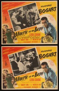 7m606 IN A LONELY PLACE 2 Mexican LCs '50 Humphrey Bogart & sexy Gloria Grahame!