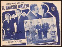 7m691 MALTESE FALCON Mexican LC R50s Humphrey Bogart, Peter Lorre, directed by John Huston!