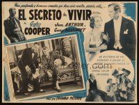 7m697 MR. DEEDS GOES TO TOWN Mexican LC R50s Gary Cooper's butler puts his slippers on him, Capra!