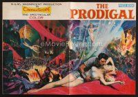 7m445 PRODIGAL pressbook '55 art of sexiest Biblical Lana Turner & Edmond Purdom!