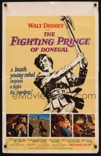 7m190 FIGHTING PRINCE OF DONEGAL WC '66 Disney, a reckless young rebel rocks an empire!