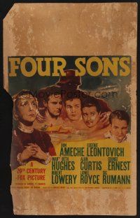 7m193 FOUR SONS WC '40 Don Ameche & his Czecho-German brothers in World War II!