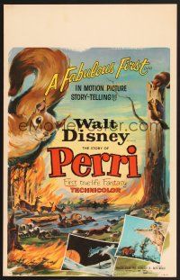 7m274 PERRI WC '57 Disney's fabulous first in motion picture story-telling, wacky squirrels!