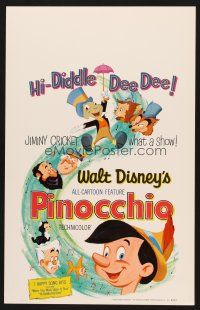 7m277 PINOCCHIO WC R62 Disney classic fantasy cartoon about a wooden boy who wants to be real!