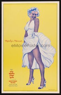 7m296 SEVEN YEAR ITCH Benton REPRO WC '90s Billy Wilder, sexiest Marilyn Monroe with skirt blowing!