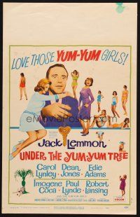 7m325 UNDER THE YUM-YUM TREE WC '63 Jack Lemmon romances Carol Lynley & many sexy girls!