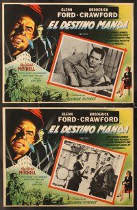 7m503 CONVICTED 8 Mexican LCs '50 Glenn Ford, Broderick Crawford, prison break film noir!