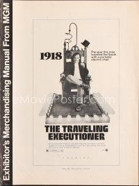 7m475 TRAVELING EXECUTIONER pressbook '70 Bud Cort, Stacy Keach, wild image!