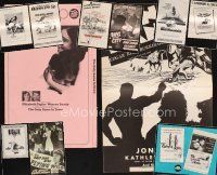 7p015 LOT OF 11 FOLDED & UNFOLDED PRESSBOOKS '40s-80s Only Game in Town, East Side Kids & more!