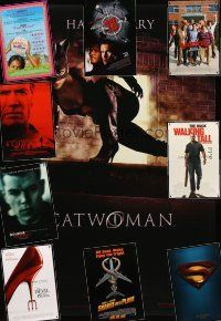 7p064 LOT OF 40 UNFOLDED DOUBLE-SIDED ONE-SHEETS '96 - '06 Catwoman, Superman Returns & more!