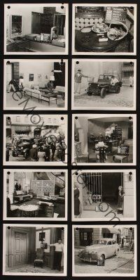 7p049 LOT OF 85 4x5 REFERENCE SET PHOTOS FROM ISTANBUL '56 cool set design images!