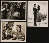 7p040 LOT OF 3 PAULETTE GODDARD STILLS '40s great images of the sexy actress!