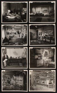 7p046 LOT OF 24 SET REFERENCE PHOTOS FOR PLEASE DON'T EAT THE DAISIES '60 set designs!