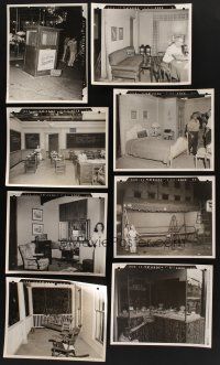 7p045 LOT OF 49 SET SET REFERENCE PHOTOS FOR SOME CAME RUNNING '59 great images of set designs!