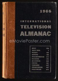 7p204 1966 INTERNATIONAL TELEVISION ALMANAC hardcover book '65 loaded with great information!
