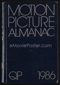 7p205 1986 MOTION PICTURE ALMANAC 57th edition hardcover book '86 loaded with great information!