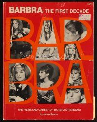 7p237 BARBRA: THE FIRST DECADE second edition softcover book '75 biography of Streisand 1967-1974!