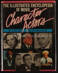 7p226 ILLUSTRATED ENCYCLOPEDIA OF MOVIE CHARACTER ACTORS first American edition hardcover book '85