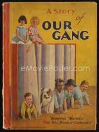 7p213 DAY WITH OUR GANG hardcover book '29 filled with wonderful color pictures by Stax!