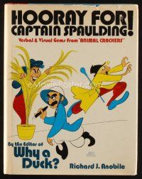 7p225 HOORAY FOR CAPTAIN SPAULDING first edition hardcover book '74 cover art by Al Hirschfeld!
