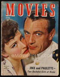 7p144 MODERN MOVIES magazine June 1944 Gary Cooper & Laraine Day in The Story of Dr. Wassell!