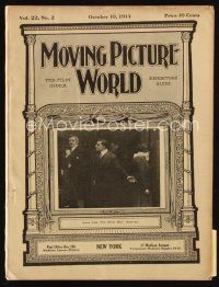 7p079 MOVING PICTURE WORLD exhibitor magazine Oct 10, 1914 baseball World Series, Linder killed!