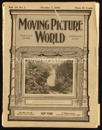 7p080 MOVING PICTURE WORLD exhibitor magazine October 7, 1916 Fairbanks, Pickford, Chaplin + more!
