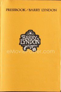 7p322 BARRY LYNDON pressbook '75 Stanley Kubrick, Ryan O'Neal, historical romantic war melodrama!