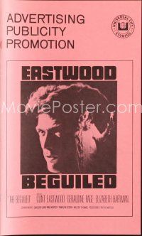 7p327 BEGUILED pressbook '71 Clint Eastwood & Geraldine Page, directed by Don Siegel!