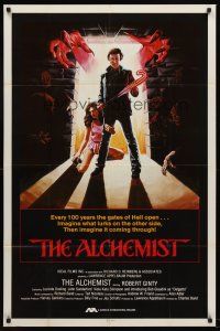 7r024 ALCHEMIST int'l 1sh '85 directed by Charles Band, sexy monster in a test tube art!