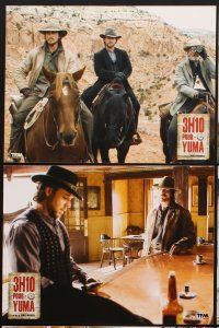 7s388 3:10 TO YUMA 8 French LCs '07 cowboys Russell Crowe & Christian Bale!