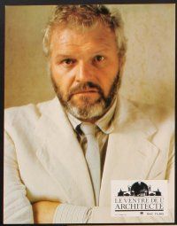 7s322 BELLY OF AN ARCHITECT 12 French LCs '87 Peter Greenaway, Brian Dennehy, Chloe Webb!