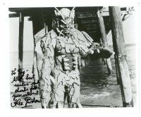 7t501 ALEX GORDON signed 8x10 REPRO still '80s on a scene of the monster from The She-Creature!