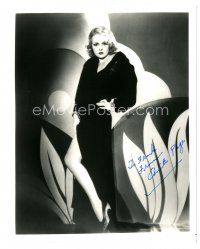 7t507 ANITA PAGE signed 8x10 REPRO still '80s full-length sexy portrait against deco background!