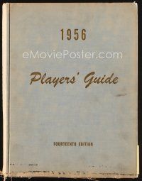 7t015 1956 PLAYERS' GUIDE signed 14th edition hardcover book by 121 of the people pictured in it!