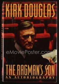 7t020 KIRK DOUGLAS signed first edition hardcover book '88 The Ragman's Son: An Autobiography!