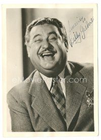 7t409 BILLY GILBERT signed deluxe 5x7 still '40s smiling portrait in suit & tie!