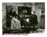 7t506 ANGELO ROSSITTO signed 8x10 REPRO still '89 with Bela Lugosi who's playing piano!