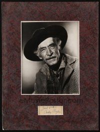 7t214 ANDY CLYDE matted signature + REPRO '50s great portrait of the cowboy sidekick!