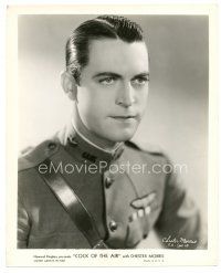 7w264 COCK OF THE AIR 8x10 still '32 Howard Hughes, great image of airplane pilot Chester Morris!