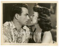 7w364 FROM HERE TO ETERNITY 8x10 still '53 close-up of Montgomery Clift & sexy Donna Reed!